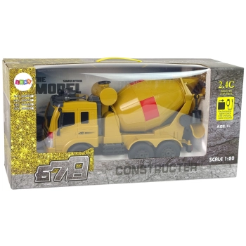 Betoniarka Zdalnie Sterowana 2,4G Obrotowa Gruszka 1:20 Akcesoria