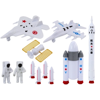 Zestaw Figurek Kosmicznych Astronauci Rakiety 11El