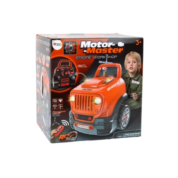 Warsztat Silnik Auto Do Rozkręcania Zestaw Majsterkowicza Pomarańczowy