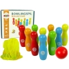 Drewniane Kręgle Gra Zręcznościowa Bowling Kręgielnia 11 El.