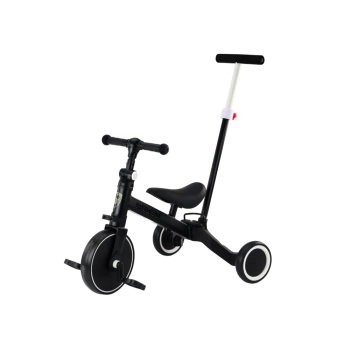 Rower Trójkołowy PRO50 Rowerek Z Rączką Do Prowadzenia Czarny