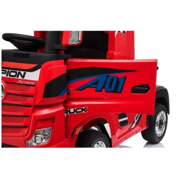 Auto na Akumulator Mercedes Actros Czerwony Lakierowany MP4