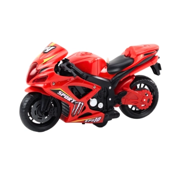 Motocykl Sportowy Napęd Frykcyjny Światło i Dźwięk 2 Kolory