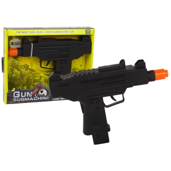 Pistolet Czarny Dla Dzieci Wibracje Dźwięk