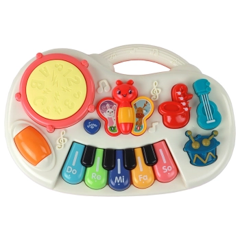 Pianinko Edukacyjne Klawisze Instrumenty Motylki Panel Edukacyjny Muzyczny