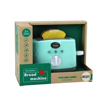 Toster Zabawkowy Opiekacz Dla Dzieci Zielony Timer Chleb