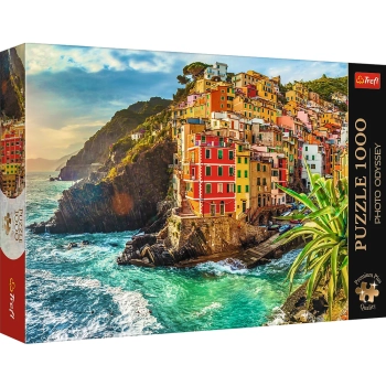 Puzzle - 1000 Premium Plus - Miasteczko Riomaggiore - Włochy - Trefl 10855