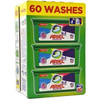 Ariel kapsułki 3w1 do koloru 60 szt