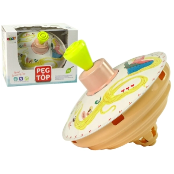 Bączek Do Kręcenia Zabawka Roszpunka Żółty Metalowy