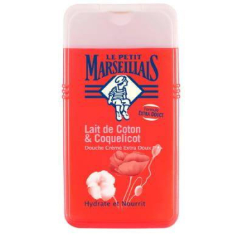Le Petit Marseillais Cotton and Poppy Żel pod Prysznic 250 ml