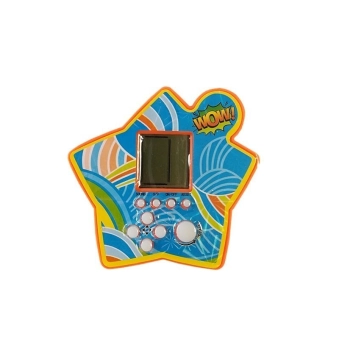 Gra Elektroniczna Kieszonkowa Tetris Gwiazdka Pomarańczowy