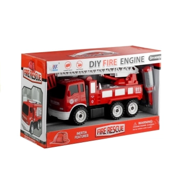 Wóz Strażacki Do Rozkręcania Drabina + Narzędzia