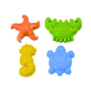 Foremki Morskie Do Piasku 4 Sztuki Krab Żółw Rozgwiazda Konik Żółty Zielony