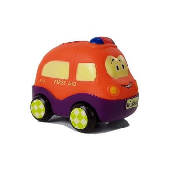 Zestaw Autek Policja Ambulans dla Niemowlaka z Napędem 4el