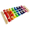 Cymbałki Drewniane Kolorowe 8 Tonów Dzwonki Pałeczki