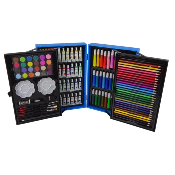 Duży Zestaw Artystyczny w Walizce 145 Elementów Jednorożec