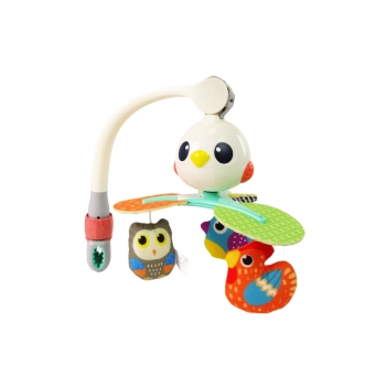 Karuzela Dla Niemowląt Do Łóżeczka Wózka Kolorowe Ptaszki Melodia