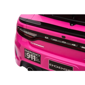 Auto Na Akumulator Dodge Charger Policyjny Różowy