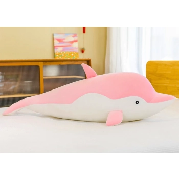 Maskotka Pluszowy Delfin Różowy 70 cm