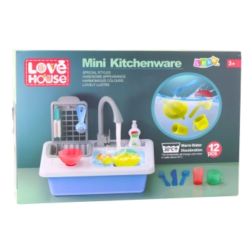 Elektryczny Zlewozmywak Z Obiegiem Wody Zmiana Koloru Pod Ciepłą Wodą 12el.