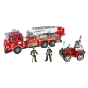 Duży Zestaw Straż Pożarna Wóz Strażacki Figurki Quad Kask Dla Dziecka