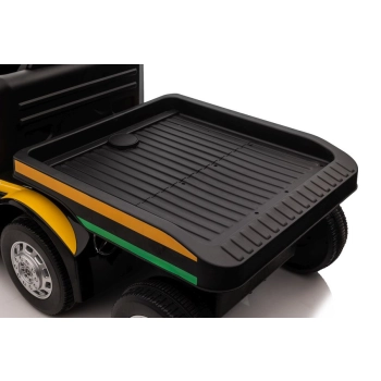 Auto Na Akumulator Mercedes + Naczepa XMX622B Zółty LCD