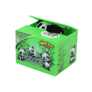 Skarbonka Panda Nauka Oszczędzania Miś Zielone Pudełko
