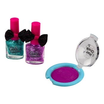 Zestaw Piękności Do Makijażu Stylizacji Paznokci Cienie Lakiery