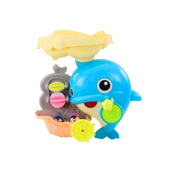 Zestaw Do Kąpieli Zabawka Do Wody Delfin Niebieski