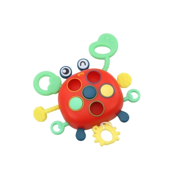 Krab Sensoryczny Interaktywny Edukacyjna Zabawka Dla Dzieci Gryzak