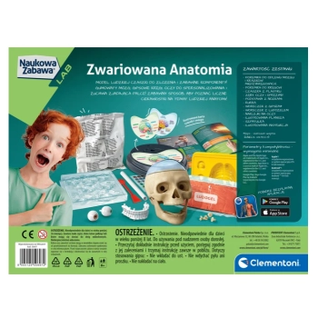 Naukowa Zabawa Zestaw Zwariowana Anatomia Język Polski Clementoni 50697