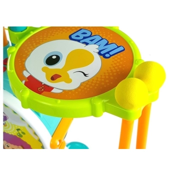 Kolorowa Perkusja Dla Malucha z Krzesełkiem