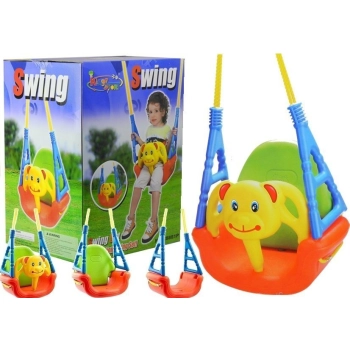 Wygodna Huśtawka Miś 3w1 Regulowana Kubełkowa 6m +