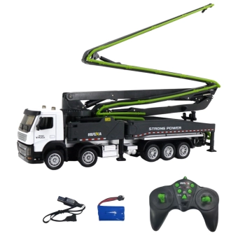 Ciężarówka Pomogruszka Betonowa Zdalnie Sterowana RC Huina Szara 1:18