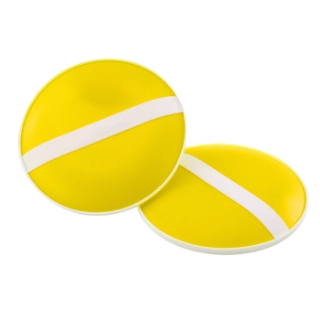 Gra Zręcznościowa Paletki Okrągłe Piłka Z Przyssawkami Żółty