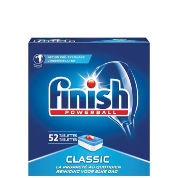 Finish Powerball Classic Tabletki do Zmywarki 52 szt.