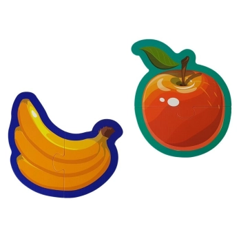 Puzzle Edukacyjne Dla Niemowląt Owoce 5 Części 40 Elementów