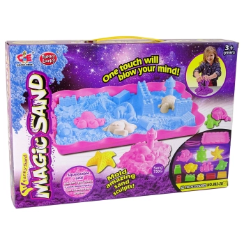 Magiczny Piasek Zestaw Foremki Kolorowe