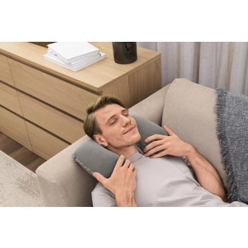 Dmuchana Poduszka Podróżna 46 x 28 cm Rogal Szara Bestway 67006