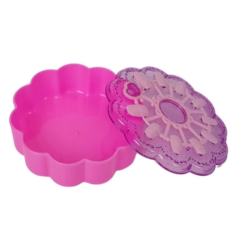 Zestaw 2 w 1 Do Robienia Bransoletek i Malowania Paznokci Koraliki Lakiery Do Paznokci