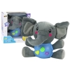 Pluszowy Słonik Interaktywny Pluszak Niebieski Grający 19 cm