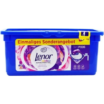 Lenor 3w1 kapsułki do koloru 30 szt
