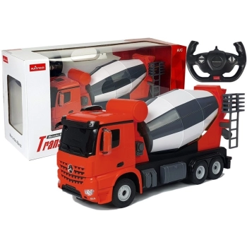 Auto R/C Mercedes-Benz Arocs Rastar 1:14 Czerwone na Pilota
