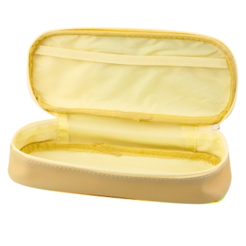 Piórnik Szkolny Przybornik Kosmiczne Tygryski Beżowy 24cm