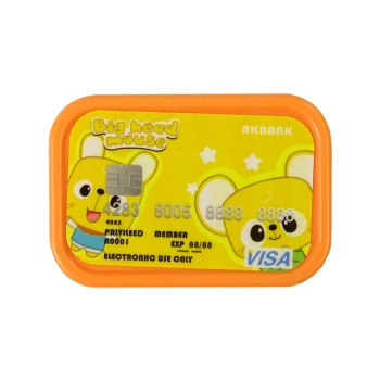 Bankomat Skarbonka Czujnik Rozpoznawania Twarzy PIN Oszczędzanie Pomarańczowy