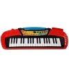 Keyboard ze Statywem Krzesełkiem 37 Klawiszy Czerwony