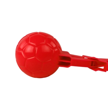 Śnieżkomat Maszynka do Kulek Śnieżnych Wzór Piłki Czerwona 20cm x 5cm x 5cm