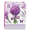 Torba Prezentowa Papierowa Lawenda Brokatowe Elementy 23 x 18 x 10,5 cm