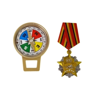 Zestaw Wojskowy z Akcesoriami Pistolet Nóż Lornetka Słuchawki Gwizdek Krótkofalówka Jasnozielony