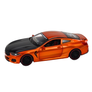 Auto Sportowe Metalowe Napęd Frykcyjny Otwierane Elementy 1:24 Pomarańczowe